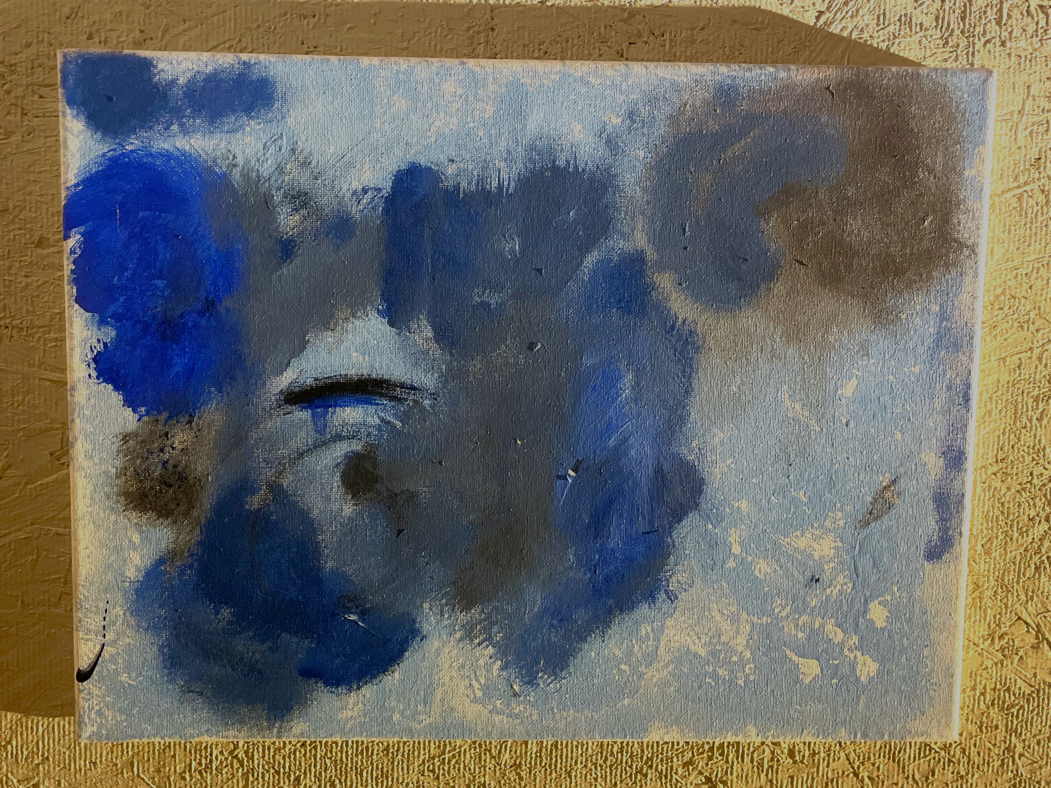 fragmented portrait exploring clarity and distortion.